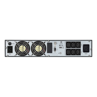 APC SRV3KRIRK Easy UPS On-Line, 3kVA/2400W, Rackmount 2U, 230V, 6x IEC C13 + 1x IEC C19 Outlets Uninterruptible Power Supply APC