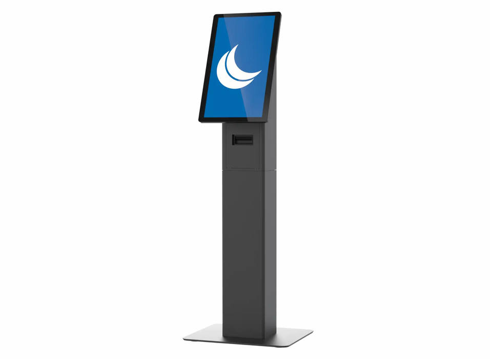 SpacePole SPK400-02 Mini Kiosk Floor Stand for 15”–27” Displays POS System Accessories SpacePole
