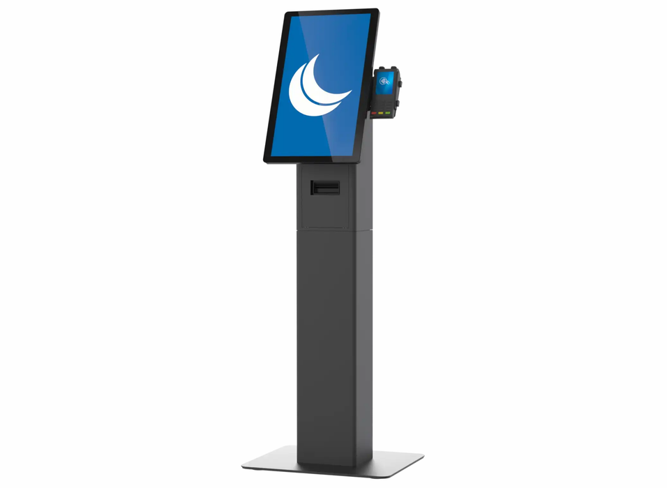 SpacePole SPK400-02 Mini Kiosk Floor Stand for 15”–27” Displays POS System Accessories SpacePole