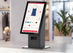 SpacePole SPK400-02 Mini Kiosk Floor Stand for 15”–27” Displays POS System Accessories SpacePole