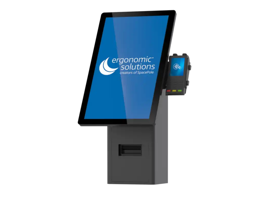 SpacePole Mini Kiosk Wall Mounted | SPK402-17 POS System Accessories SpacePole