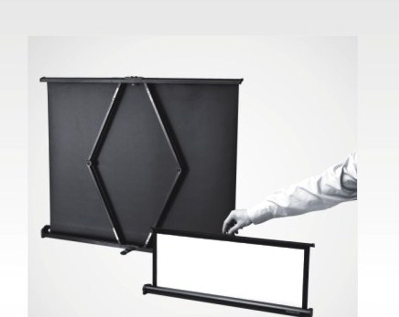 Sapphire SPPS1 127cm 50" 4:3 Diagonal Table Top Projection Screen Approx Case Projector Accessories Sapphire