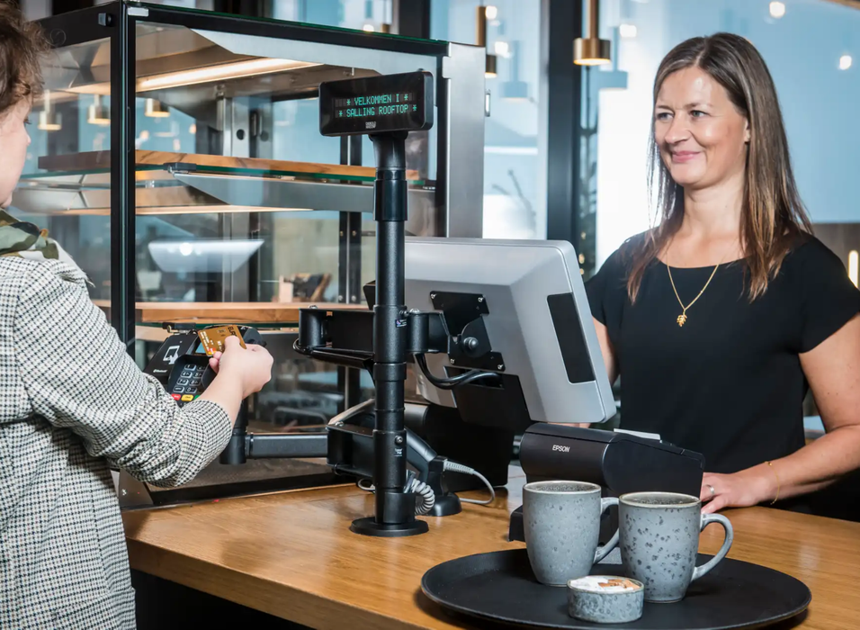 SpacePole VESA 75/100 Pole Mount | SPV1101-FX-02 POS System Accessories SpacePole