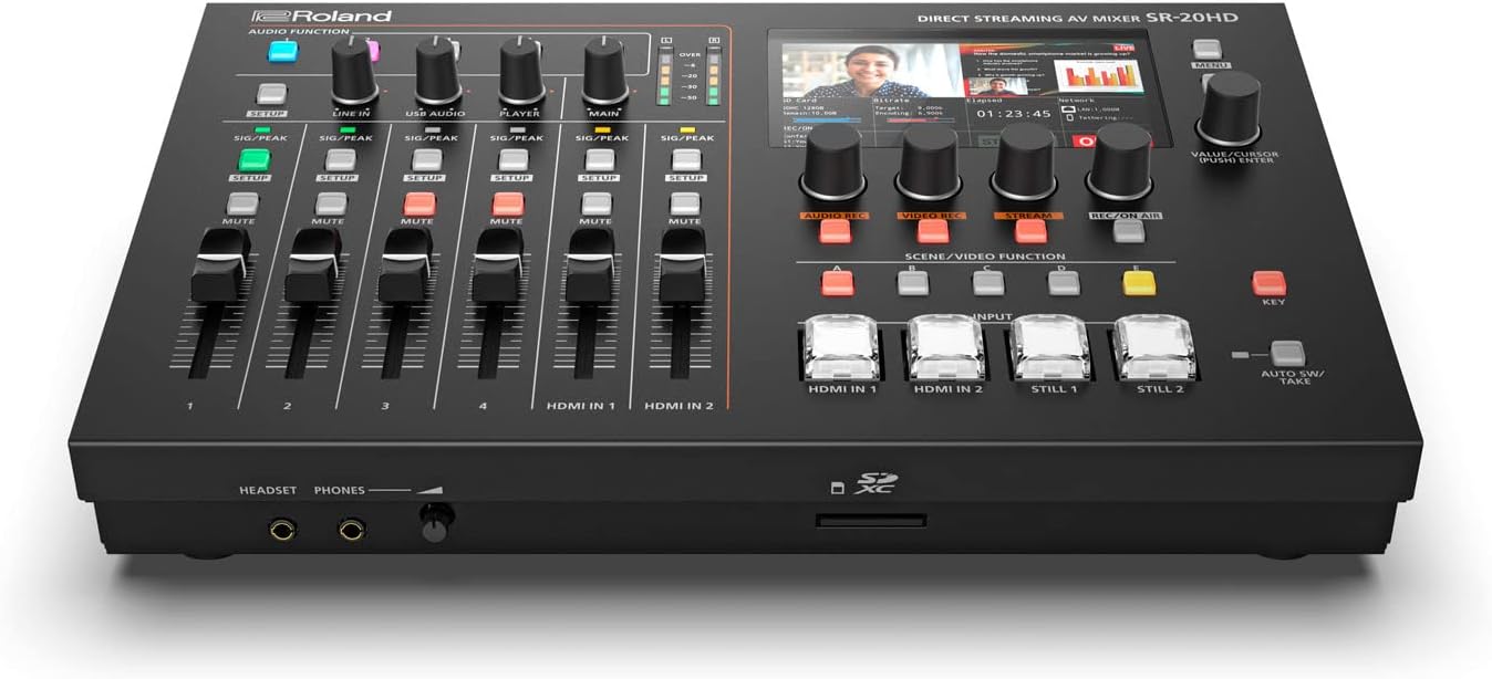 Roland Pro Direct Streaming AV Mixer | SR-20HD