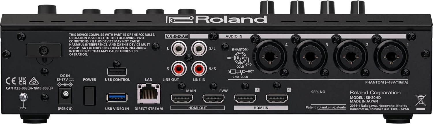 Roland Pro Direct Streaming AV Mixer | SR-20HD