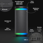 Sony XP700 X-Series Portable Wireless Speaker | SRSXP700B.CEL Speaker Sony