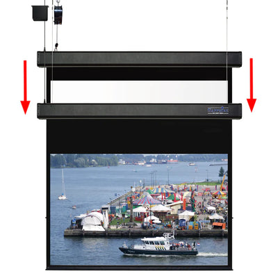 Sapphire 141" 16:10 (305x191cm) Electric Twin Motor Projector Screen | SSM300RADWSF10 Sapphire Projector Screen Sapphire