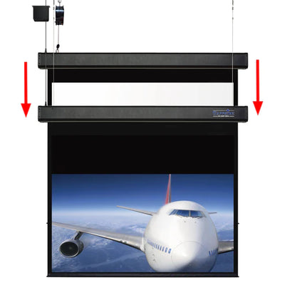 Sapphire SSM240RADWSF 2.4m 16:9 106" Two Motor Electric Projection Screen Sapphire Projector Screen Sapphire