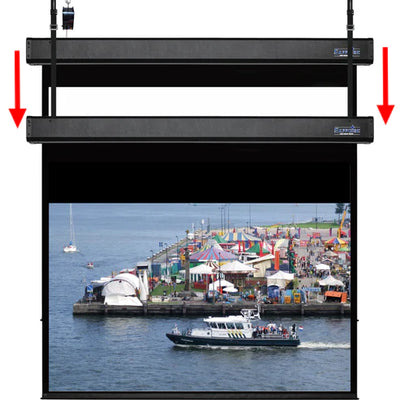 Sapphire SSM350RADC10 4.11m 162" 16:10 Two Motor Electric Projection Screen Sapphire Projector Screen Sapphire