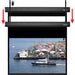 Sapphire SSM350RADC10 4.11m 162" 16:10 Two Motor Electric Projection Screen