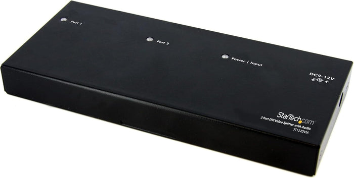 StarTech 2 Port DVI Video Splitter with Audio | ST122DVIA Splitter Startech