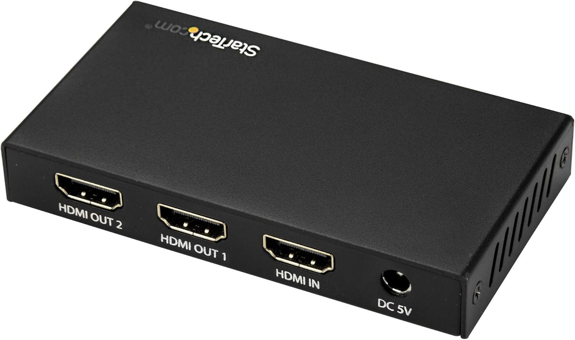 Startech 4K 60Hz 2-Port HDMI Splitter with HDR | ST122HD202 Video Splitter Startech