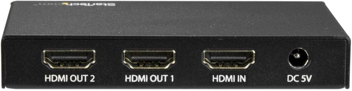 Startech 4K 60Hz 2-Port HDMI Splitter with HDR | ST122HD202 Video Splitter Startech