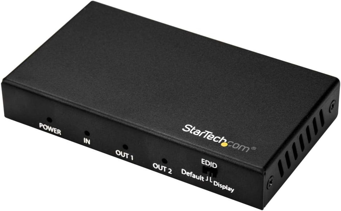 Startech 4K 60Hz 2-Port HDMI Splitter with HDR | ST122HD202 Video Splitter Startech