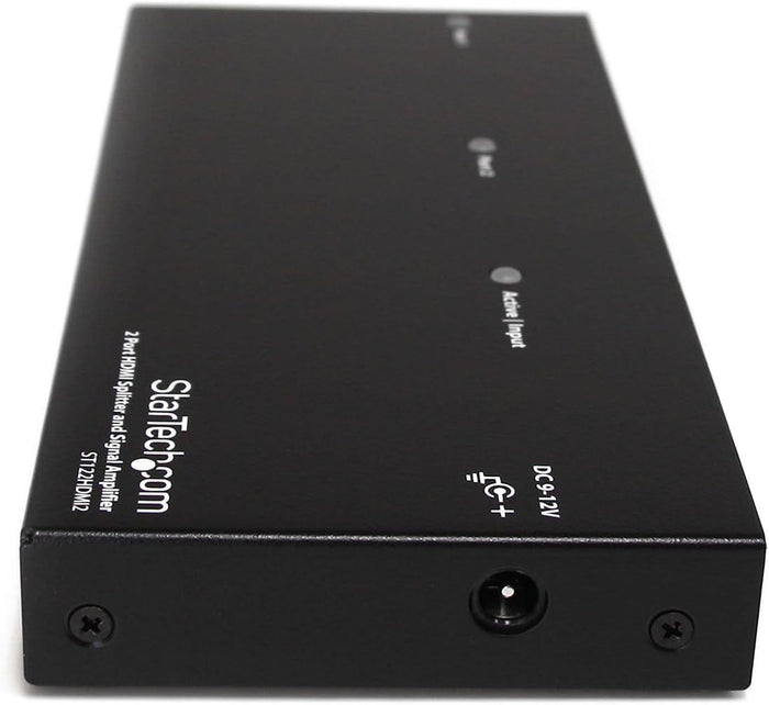 Startech 2-port HDMI Splitter and Signal Amplifier - TAA | ST122HDMI2 Splitter Startech