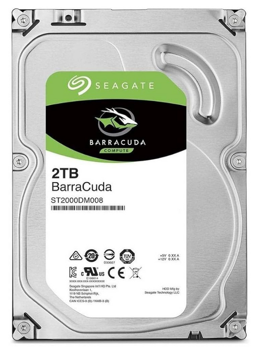 Seagate ST2000DM008 Barracude 2TB 3.5IN 6GB/S Hard Drive