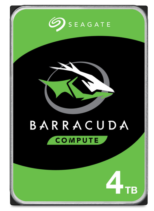 Seagate BarraCuda 4TB 3.5" Internal SATA (SATA/600) Hard Drive | ST4000DM004 Seagate Hard Drives Seagate