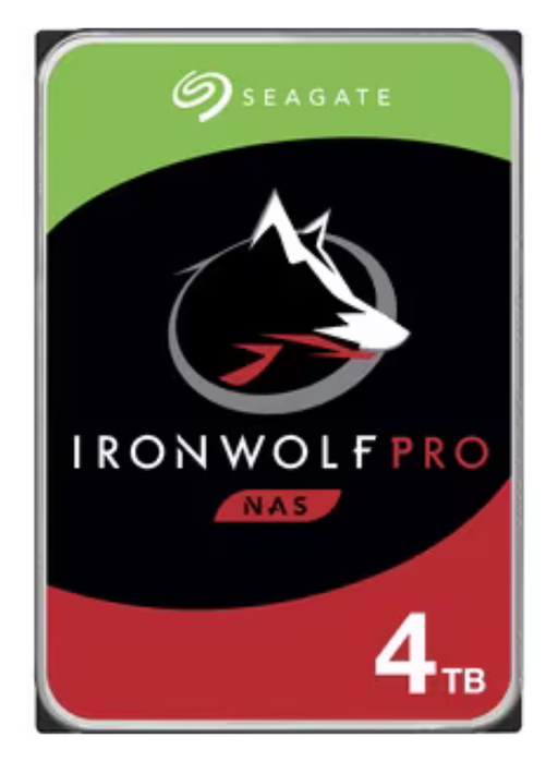 Seagate IronWolf Pro 4TB 3.5" Internal Sata (SATA/600) Hard Drive | ST4000NE001 Seagate Hard Drives Seagate