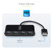 Startech 4-Port USB 2.0 Portable Hub | ST4200MINI2-USB-HUB USB Hubs & Docking Station Startech