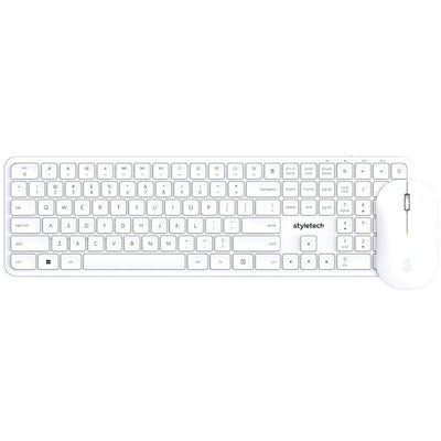 Stealth MK750 Wireless Mouse and Keyboard Bundle - White Keyboard & Mouse Stealth