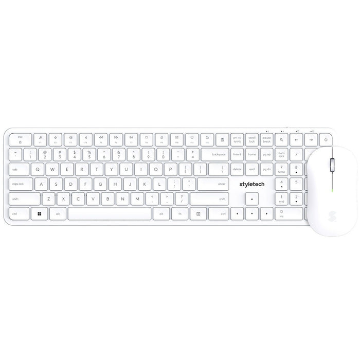 Stealth MK750 Wireless Mouse and Keyboard Bundle - White Keyboard & Mouse Stealth