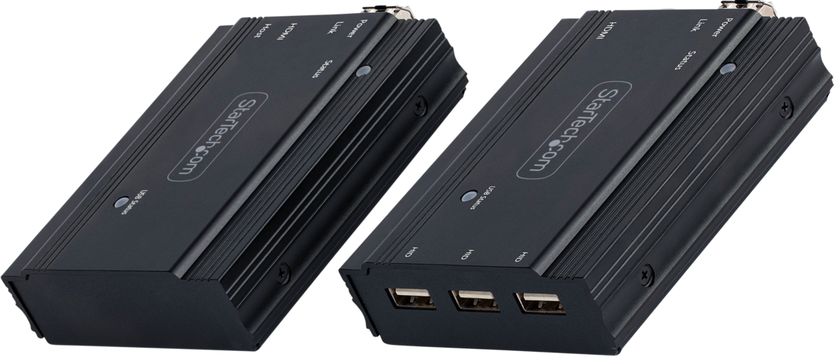 StarTech SV565FXHD4KU KVM Extender HDMI 4K 60Hz 300m SFP+ MMF TAA Kit IP KVM Extenders Startech