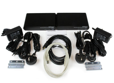 Startech USB HDMI over Cat 5e / Cat 6 KVM Console Extender w/ 1080p Uncompressed Video - 330ft (100m) IP KVM Extenders Startech