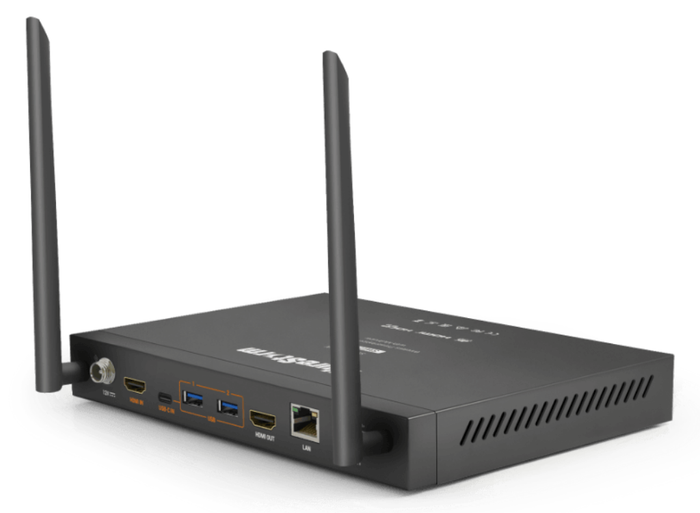 WyreStorm 2-Input 4K Presentation Switcher with Wireless Casting | SW-220-TX-W Video Switch WyreStorm