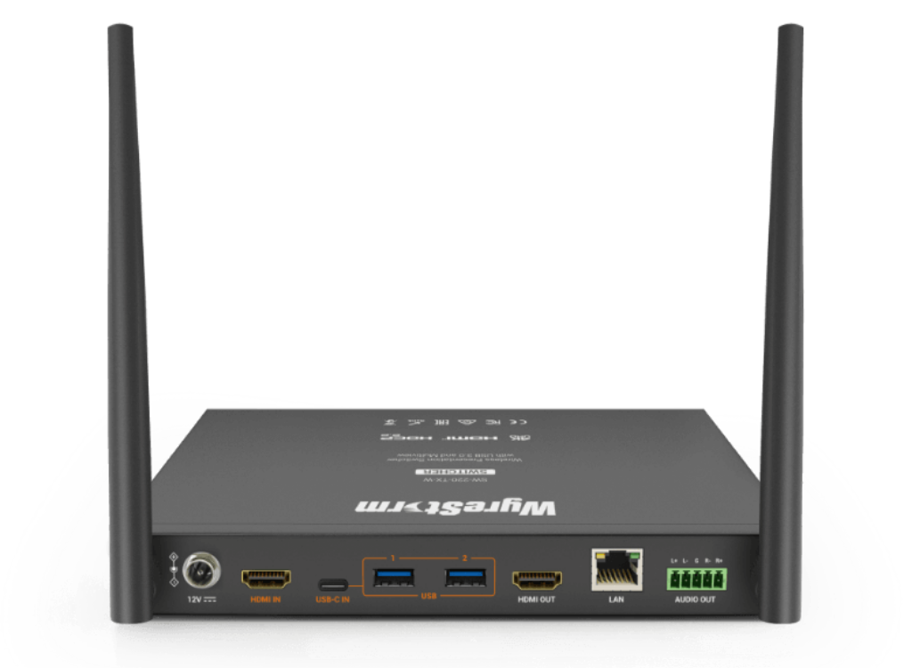 WyreStorm 2-Input 4K Presentation Switcher with Wireless Casting | SW-220-TX-W Video Switch WyreStorm