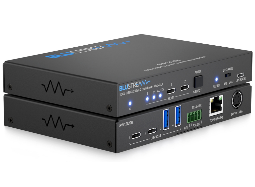 BluStream 10Gb USB 3.2 Gen 2 Switch | SW12USB Switches BluStream