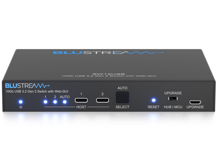 BluStream 10Gb USB 3.2 Gen 2 Switch | SW12USB Switches BluStream