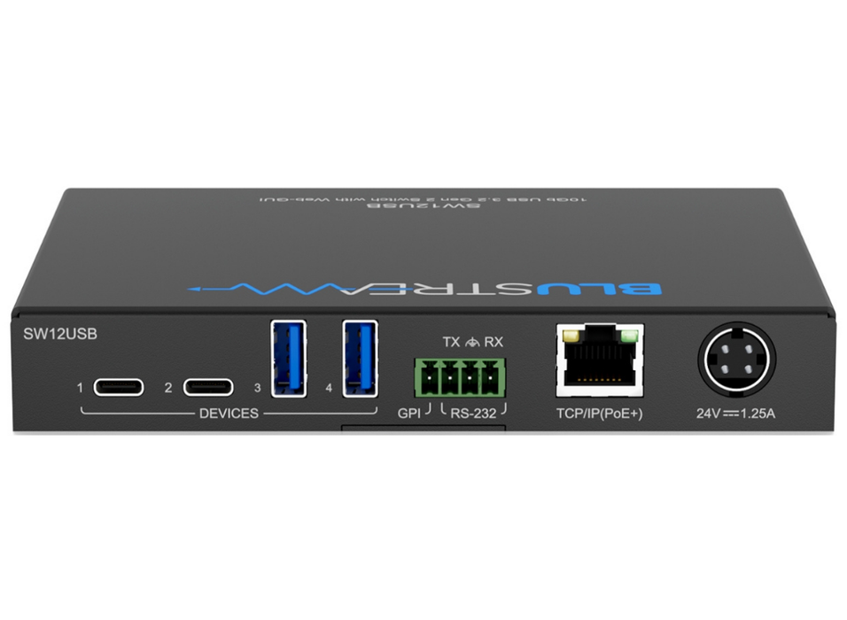 BluStream 10Gb USB 3.2 Gen 2 Switch | SW12USB