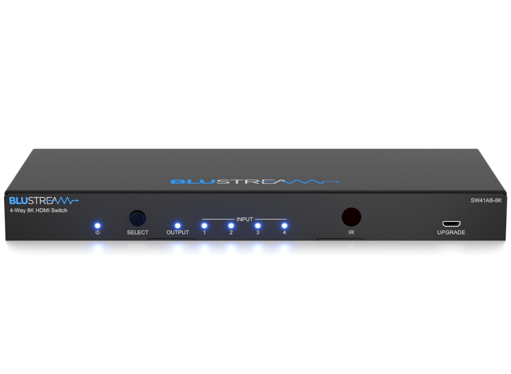 BluStream 4-Way 8K HDMI Switch | SW41AB-8K Video Switch BluStream
