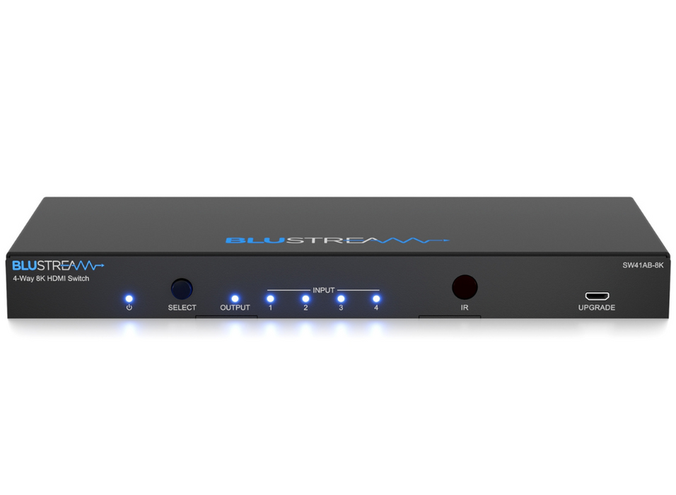 BluStream 4-Way 8K HDMI Switch | SW41AB-8K Video Switches BluStream