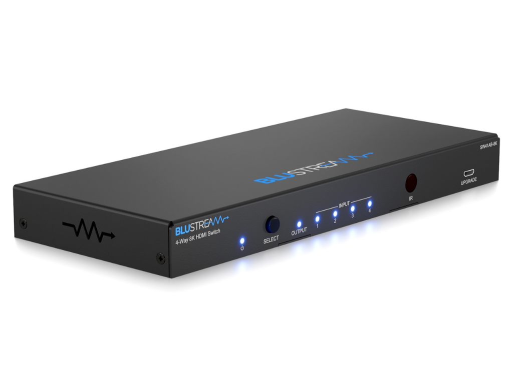 BluStream 4-Way 8K HDMI Switch | SW41AB-8K Video Switch BluStream