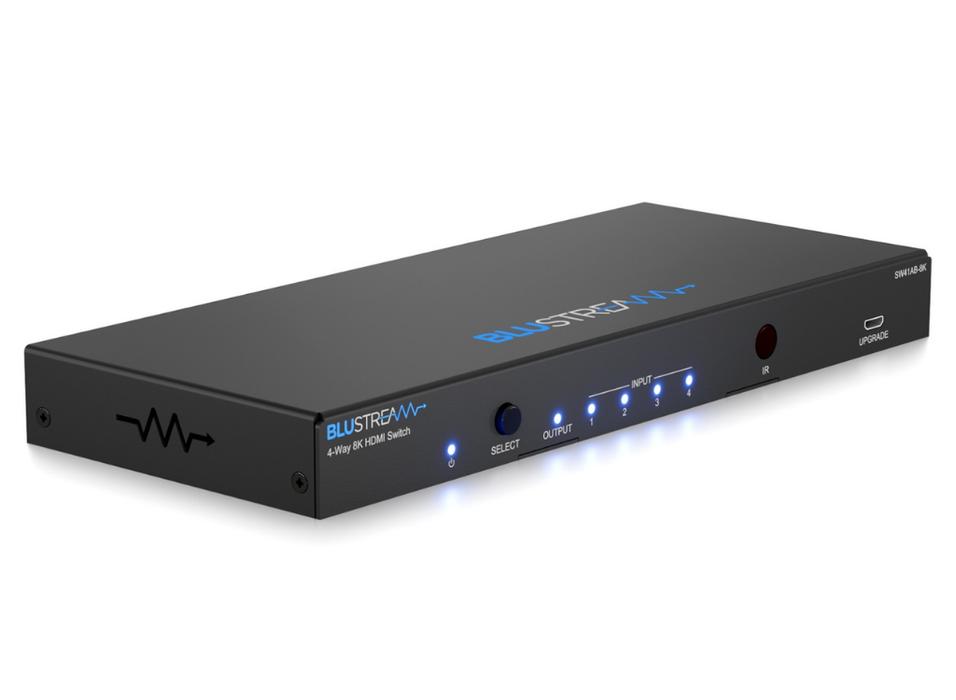 BluStream 4-Way 8K HDMI Switch | SW41AB-8K Video Switches BluStream