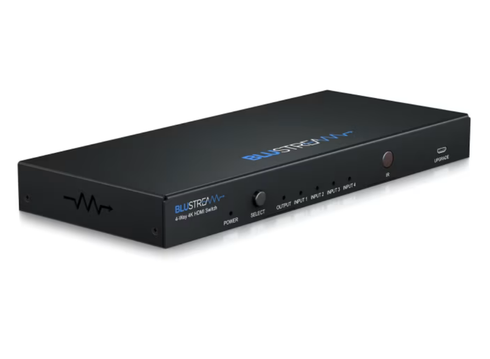 BluStream SW41AB-V2 4-Way 4K HDMI Switch