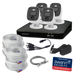 Swann Home 4 Camera 8 Channel 2K DVR 1TB HDD Security System with Mic | SWDVK-8468042KMQB-EU Video Surveillance Kit Swann
