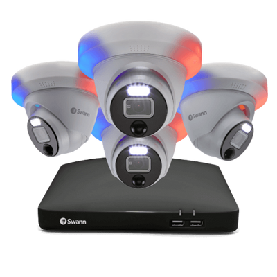 Swann 4 Camera 8 Channel 1080p Full HD DVR Security System | SWDVK-846804DE-EU Video Surveillance Kit Swann