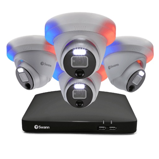 Swann 4 Camera 8 Channel 1080p Full HD DVR Security System | SWDVK-846804DE-EU Video Surveillance Kit Swann