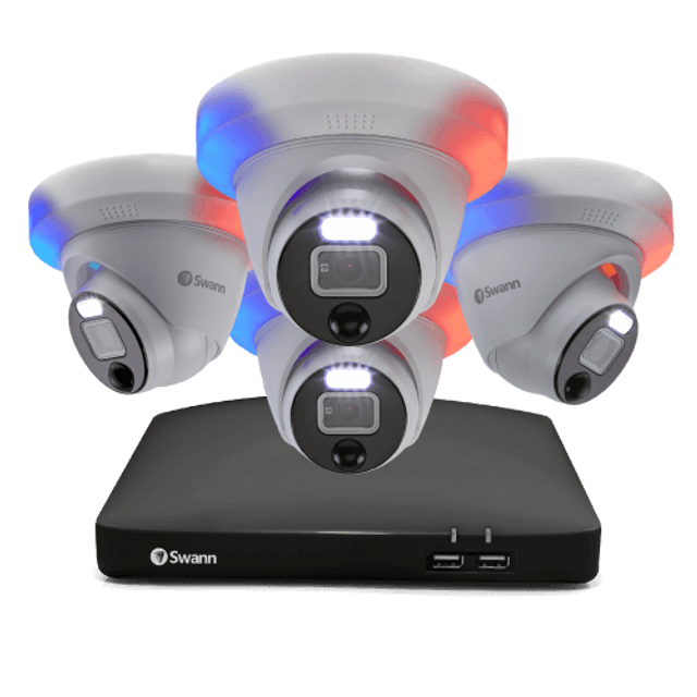 Swann 4 Camera 8 Channel 1080p Full HD DVR Security System | SWDVK-846804DE-EU Video Surveillance Kit Swann