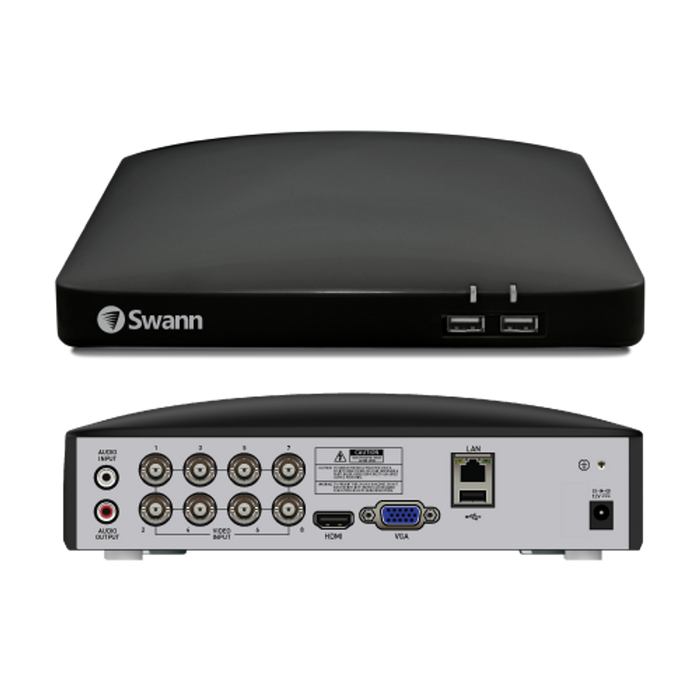 Swann 4 Camera 8 Channel 1080p Full HD Audio/Video DVR Security System | SWDVK-846804MQB-EU Video Surveillance Kit Swann