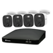 Swann Home 4 Camera 8 Channel 2K DVR 256GB SD Card Security System with Mic | SWDVK-8468542KMQB-EU Video Surveillance Kit Swann