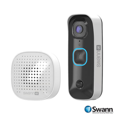 Swann Buddy4K Smart Doorbell - SWIFI-4KBUDDY-EU Smart Doorbell Swann