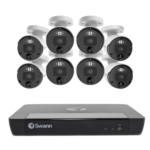 Swann 8 Camera 16 Channel 12MP Pro Professional NVR Security System | SWNVK-1690008-EU Video Surveillance Kit Swann