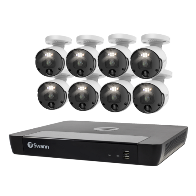Swann 8 Camera 16 Channel 12MP Pro Professional NVR Security System | SWNVK-1690008-EU Video Surveillance Kit Swann