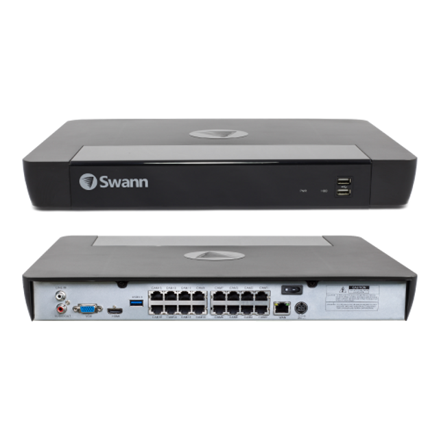 Swann 8 Camera 16 Channel 12MP Pro Professional NVR Security System | SWNVK-1690008-EU Video Surveillance Kit Swann