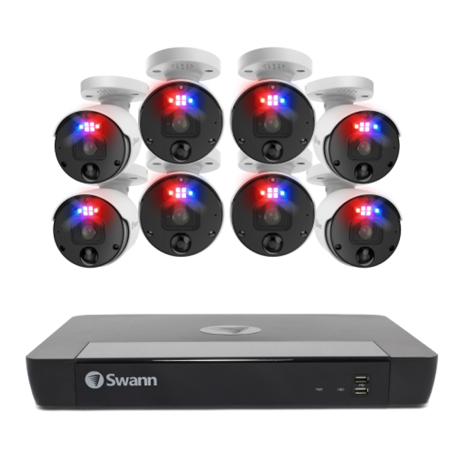 Swann 8 Camera 16 Channel 12MP Pro Professional NVR Security System | SWNVK-1690008-EU Video Surveillance Kit Swann