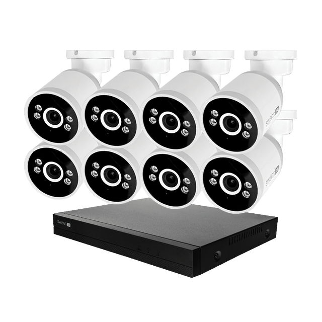 Swann AdvancedX™ Wired 4K NVR Security System with 24/7 Recording | SWNVK-16ADVANX8B-EU Video Surveillance Kit Swann