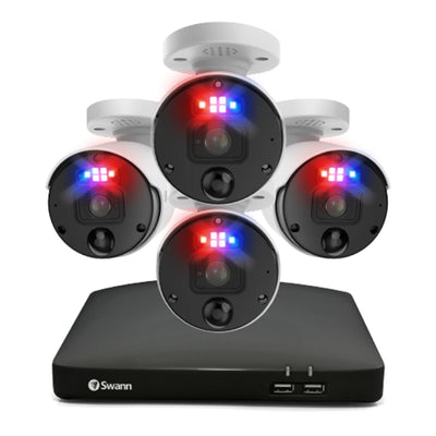 Swann 4 Camera 8 Channel 4K Ultra HD Professional Home NVR Security System | SWNVK-889904-EU Video Surveillance Kit Swann